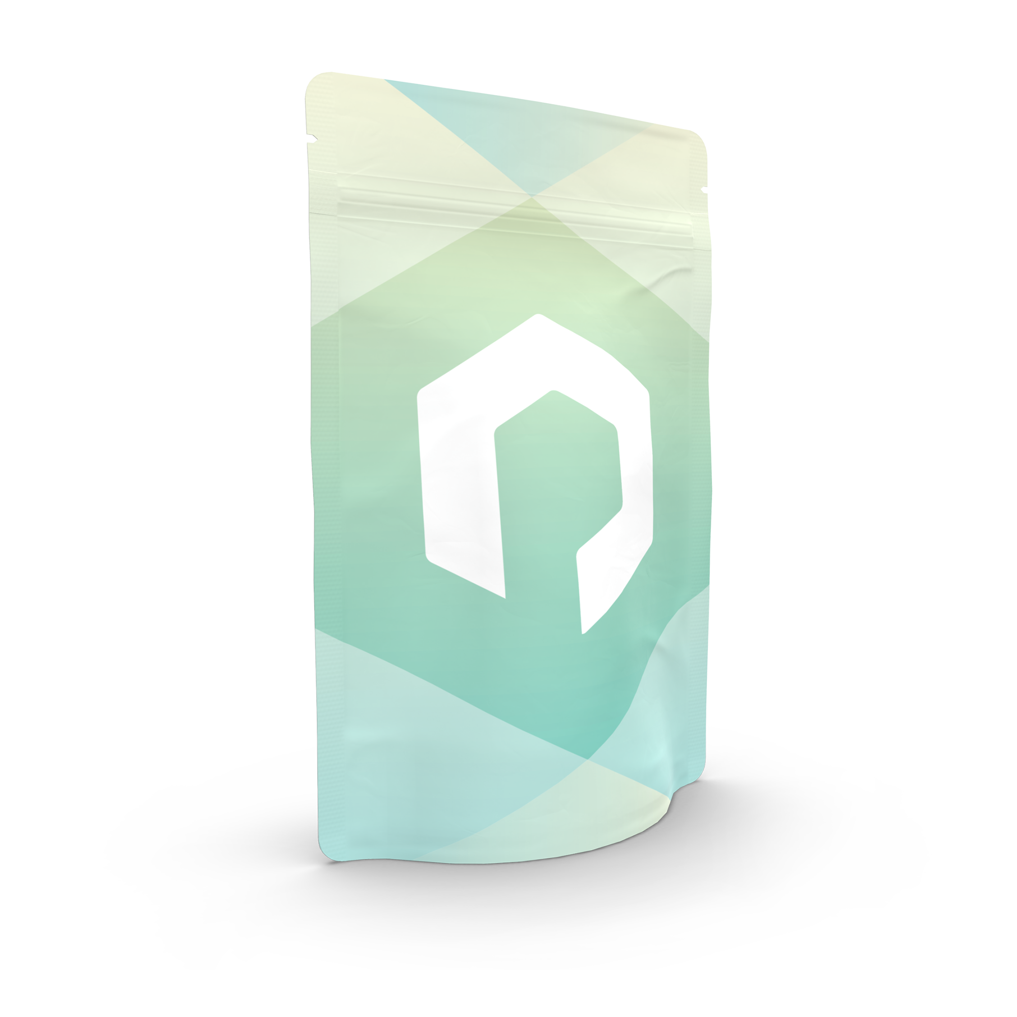 Standbodenbeutel in Größe M im Packiro Design