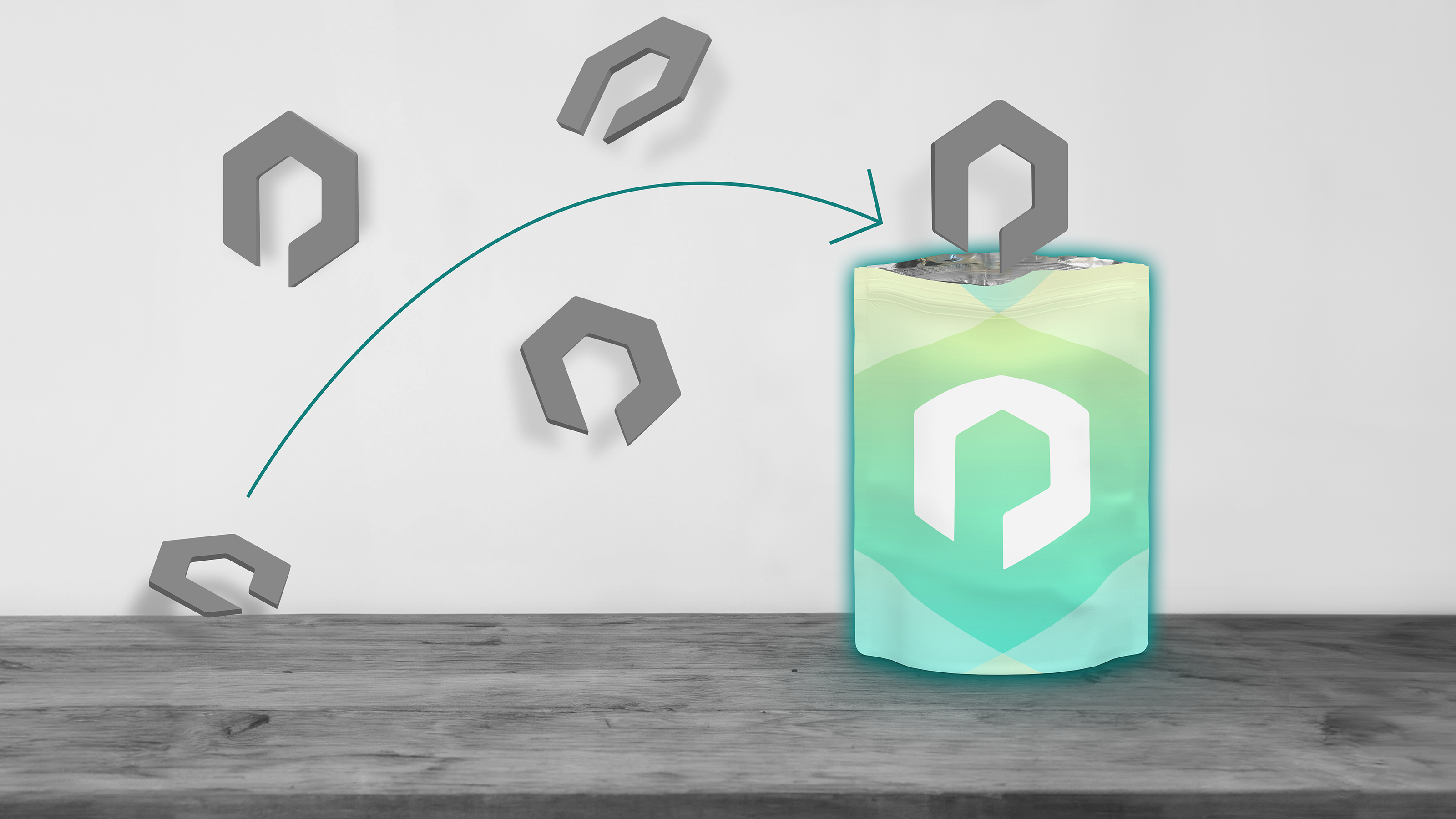 Primärverpackung als ein Standbodenbeutel