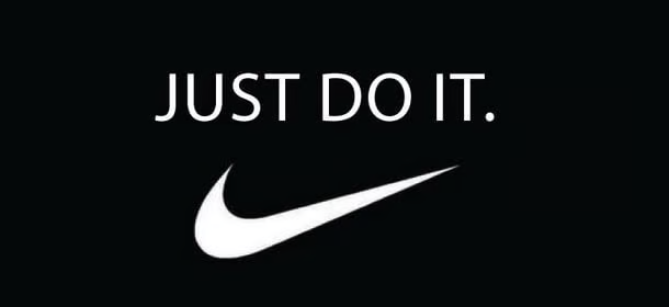 Nike Werbeslogan "Just Do It."