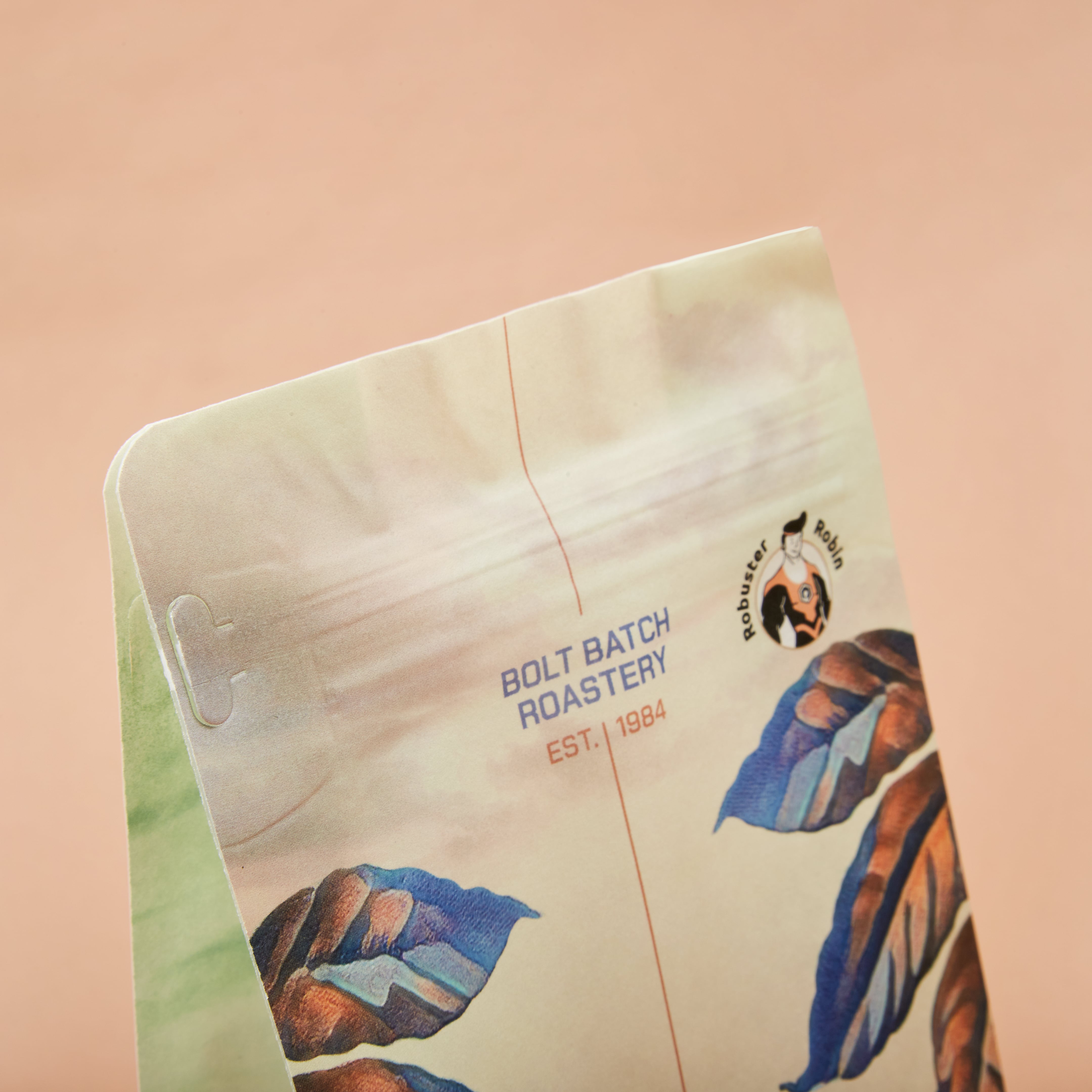 Blockbodenbeutel mit geschlossenem Pocketzipper