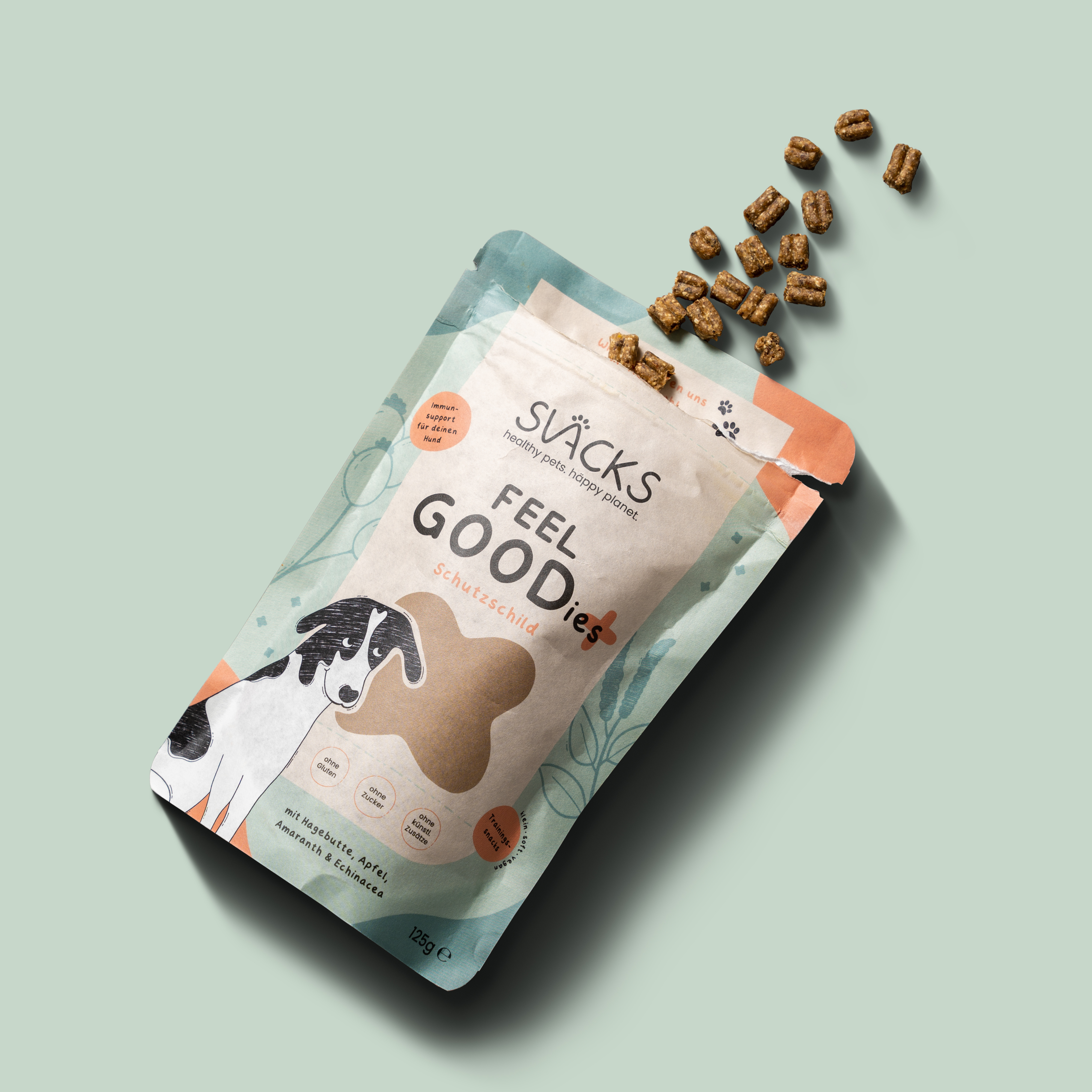 Pet food packaging as stand-up pouches for dog food from sväcks